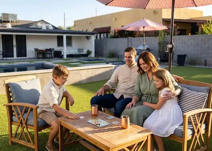 The Glow-up House - Pool Glam